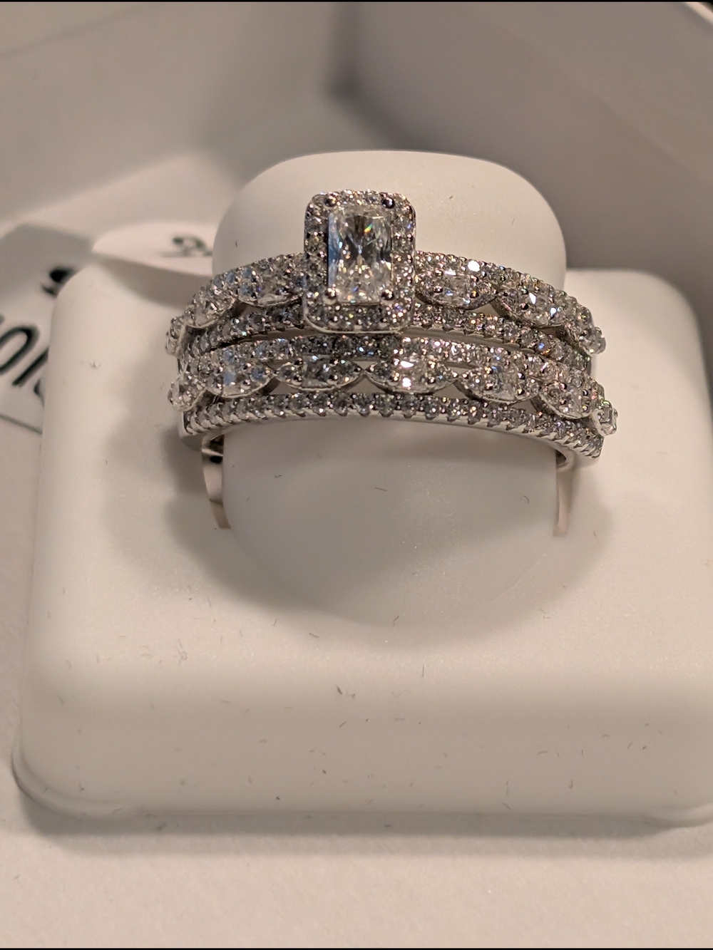 Moissanite Bridal Set - Size 8